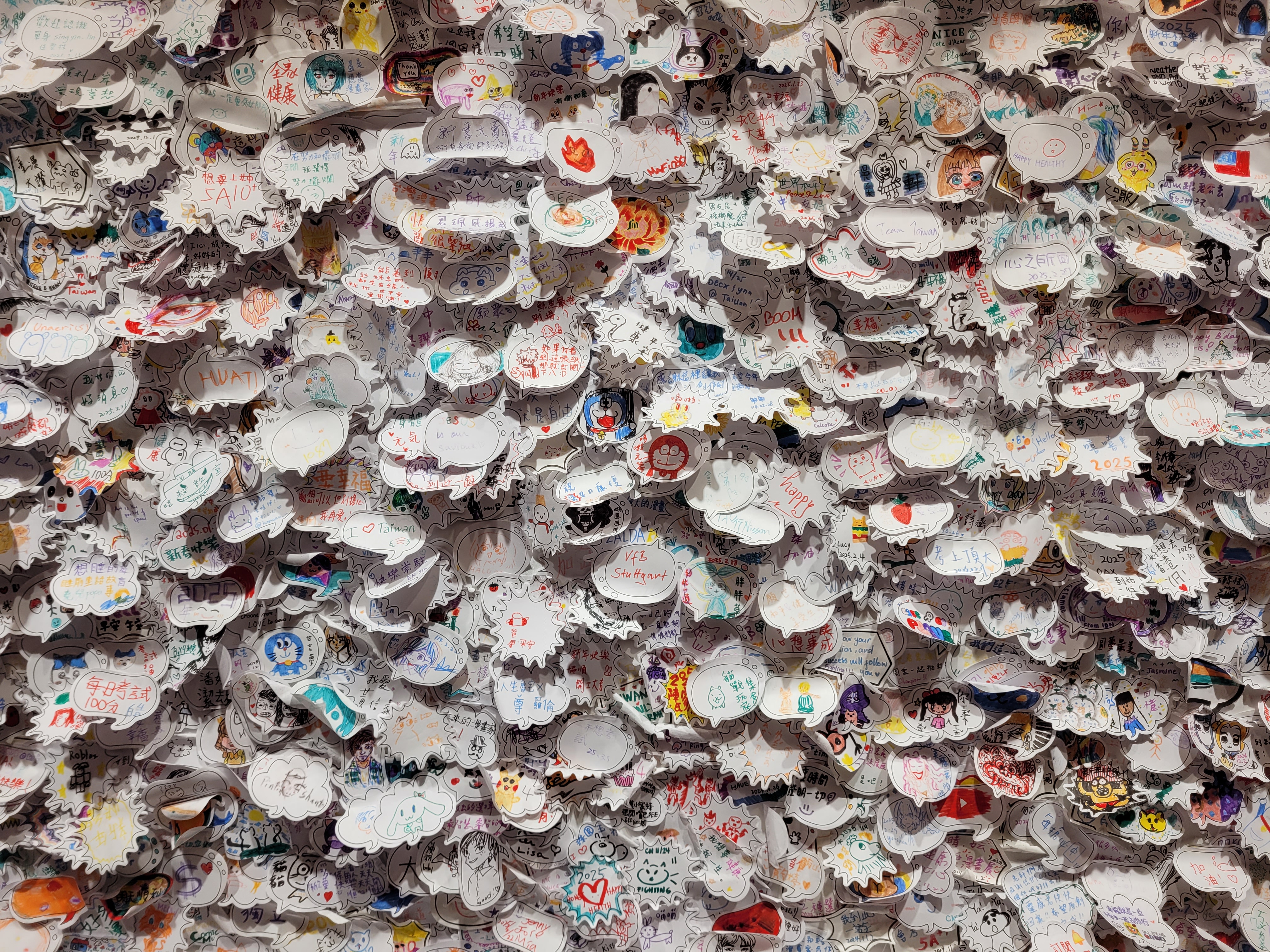 27/05/2025 - Wall of drawings